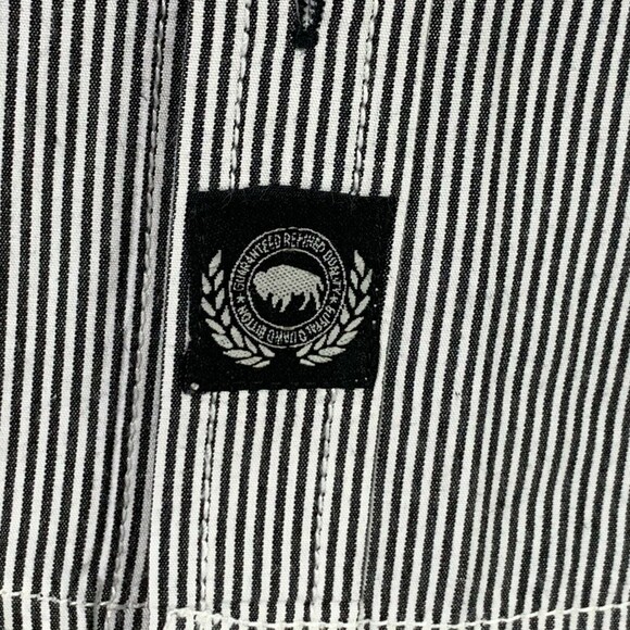 Buffalo David Bitton Shirt Men XL Long Sleeve Striped Regular Fit Cotton - Picture 9 of 12